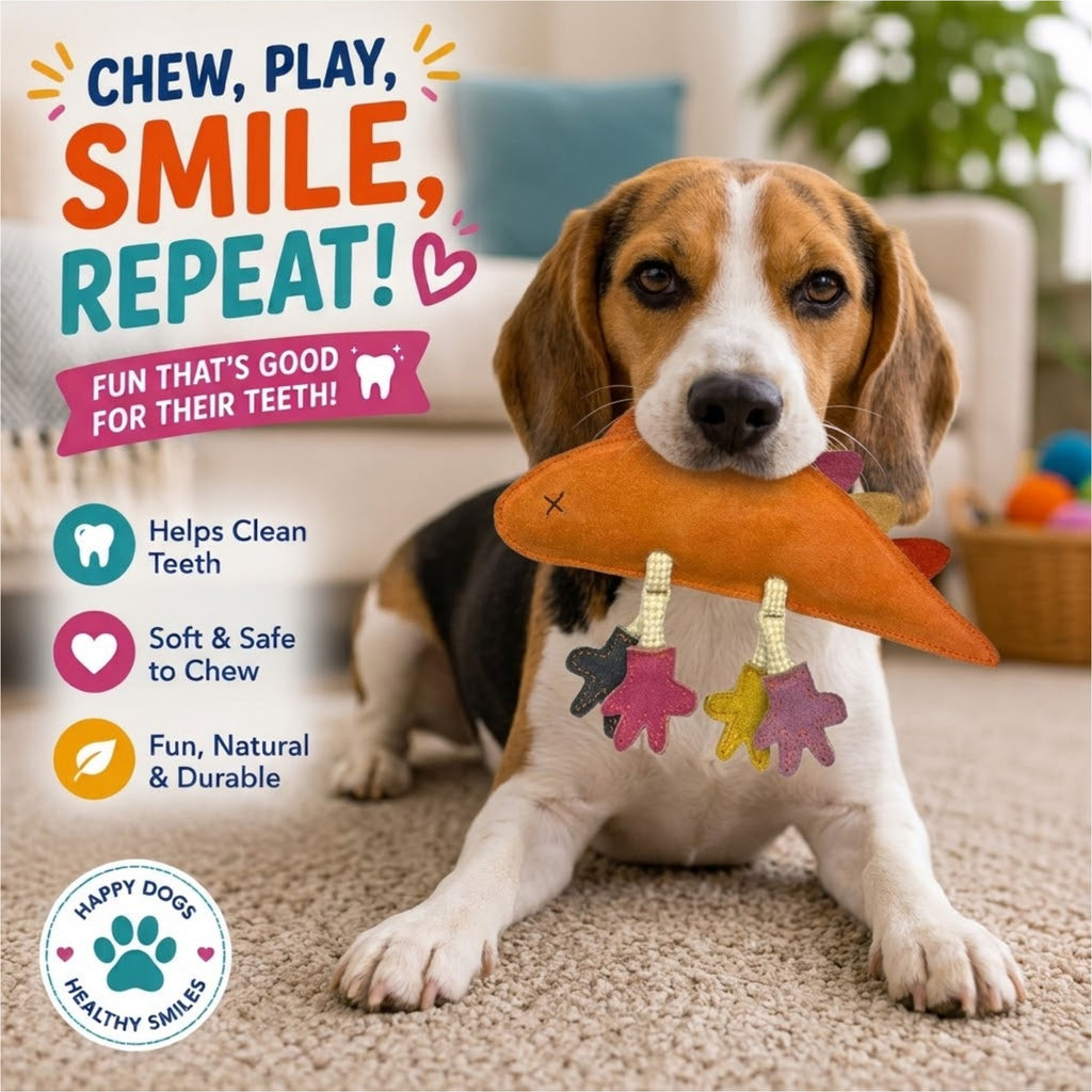 Lizard dental chew toy