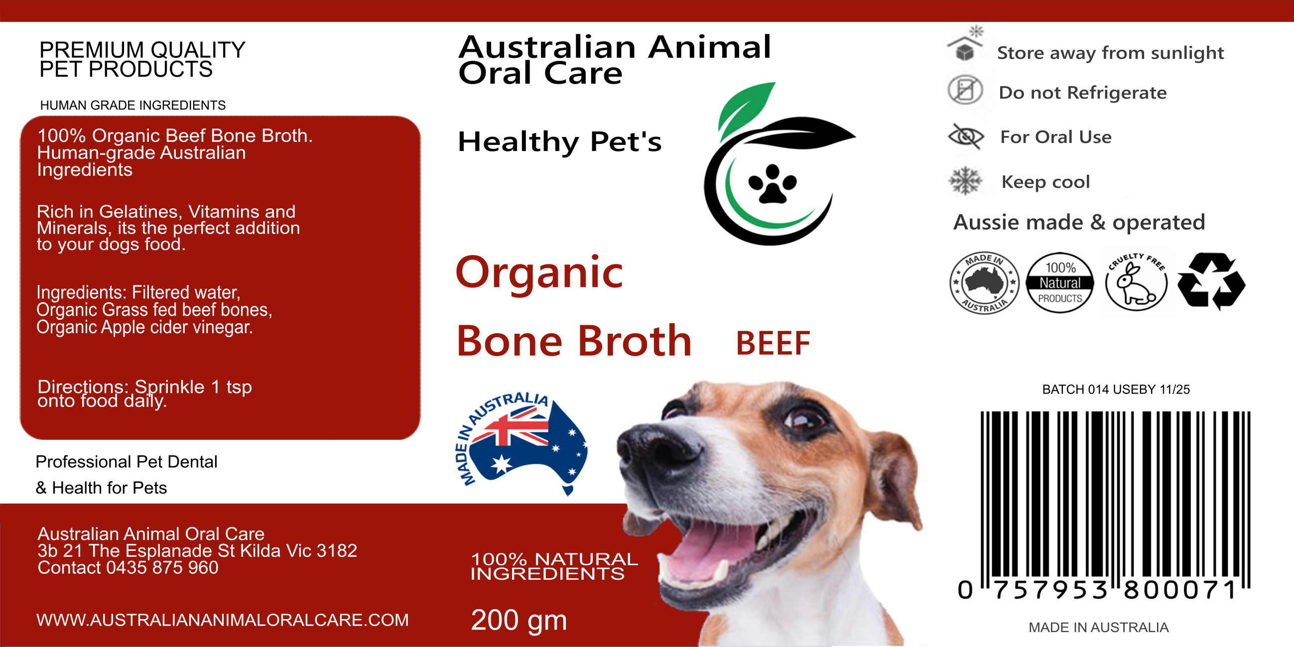 View details for Organic Beef Bone Broth Organic Beef Bone Broth