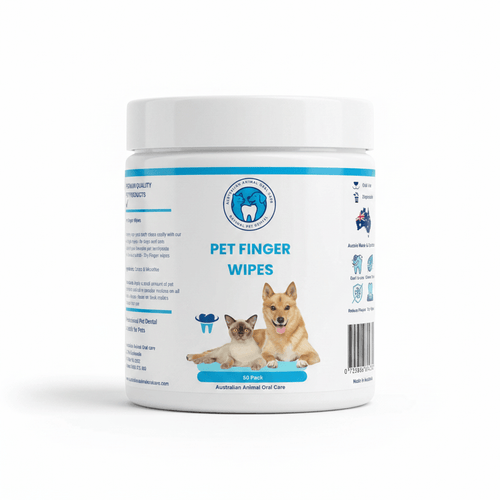 AAOC pet finger dental wipes 50 pack