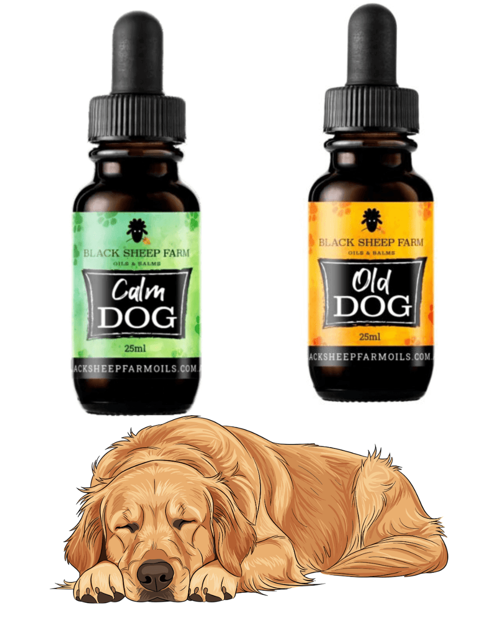 Calm Dog and Old Dog Hemp Oil