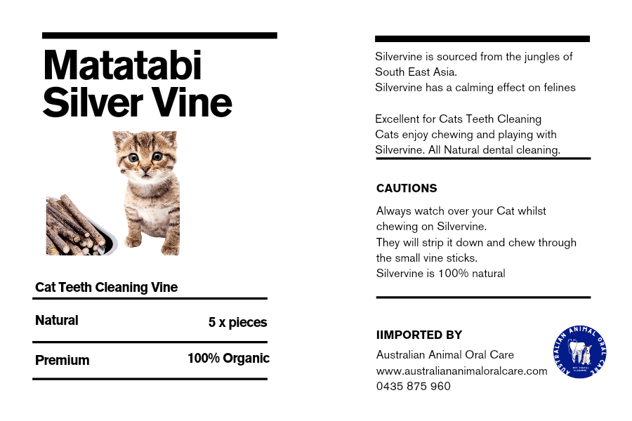 Matatabi Silvervine Label