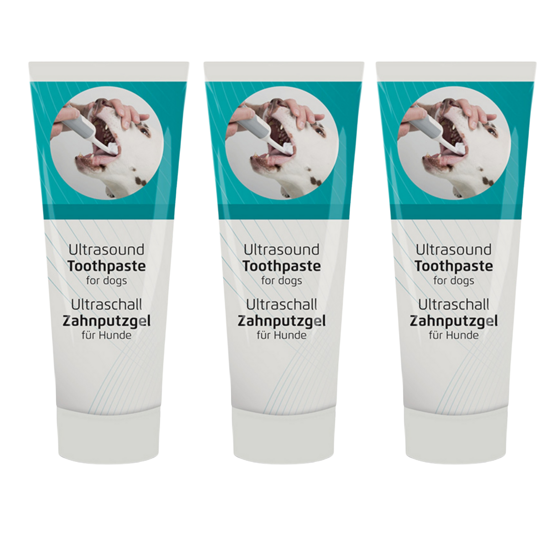 3 x pack Mirapet Ultrasound Toothpaste