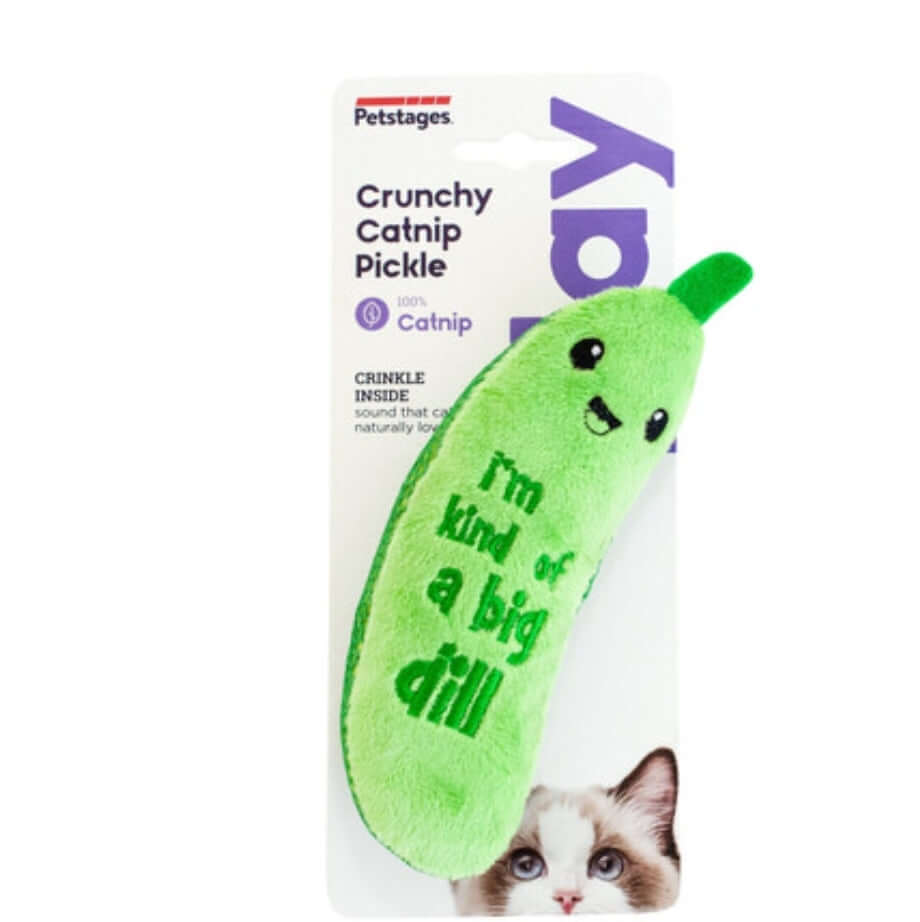 Crunchy Pickle Dental Toy for Cats