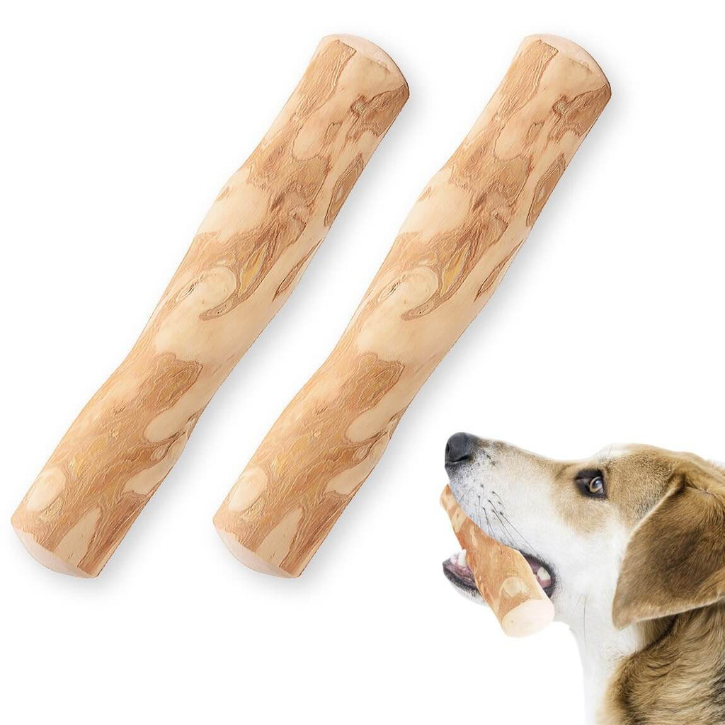 Dog Chewing Coffee Wood Dental Chew