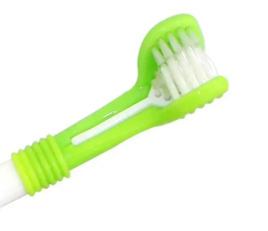 3 Sided Pet Toothbrush