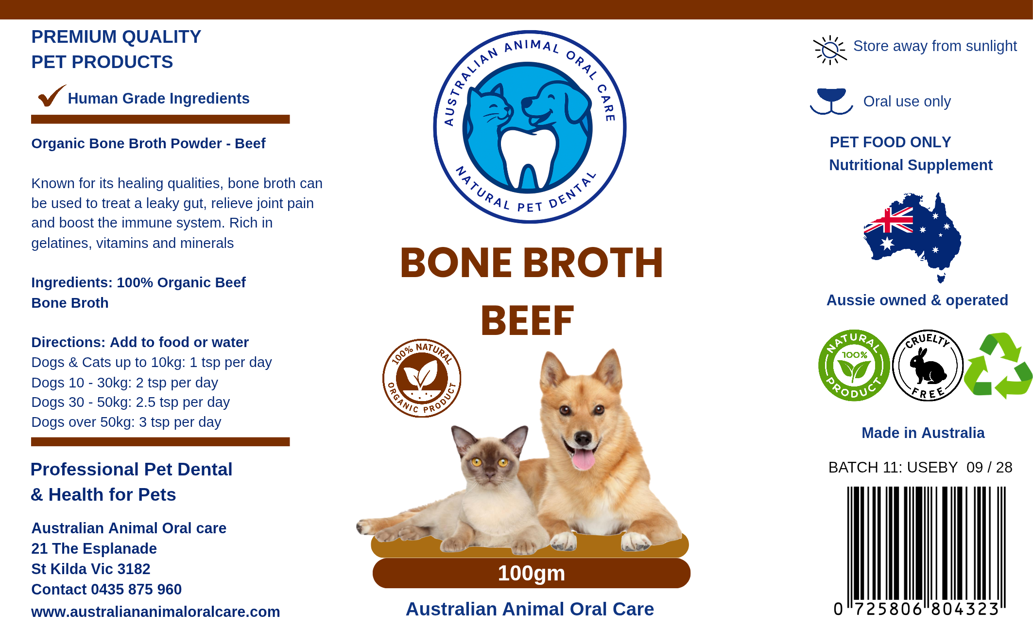 Organic Beef Bone Broth