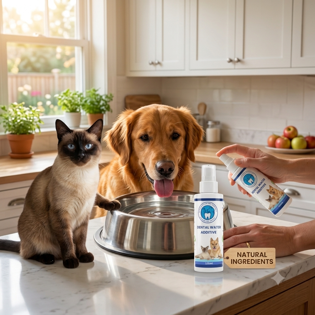 Dental Water Additive for Dogs & Cats