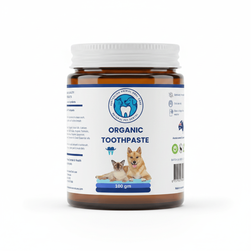 Organic pet toothpaste 