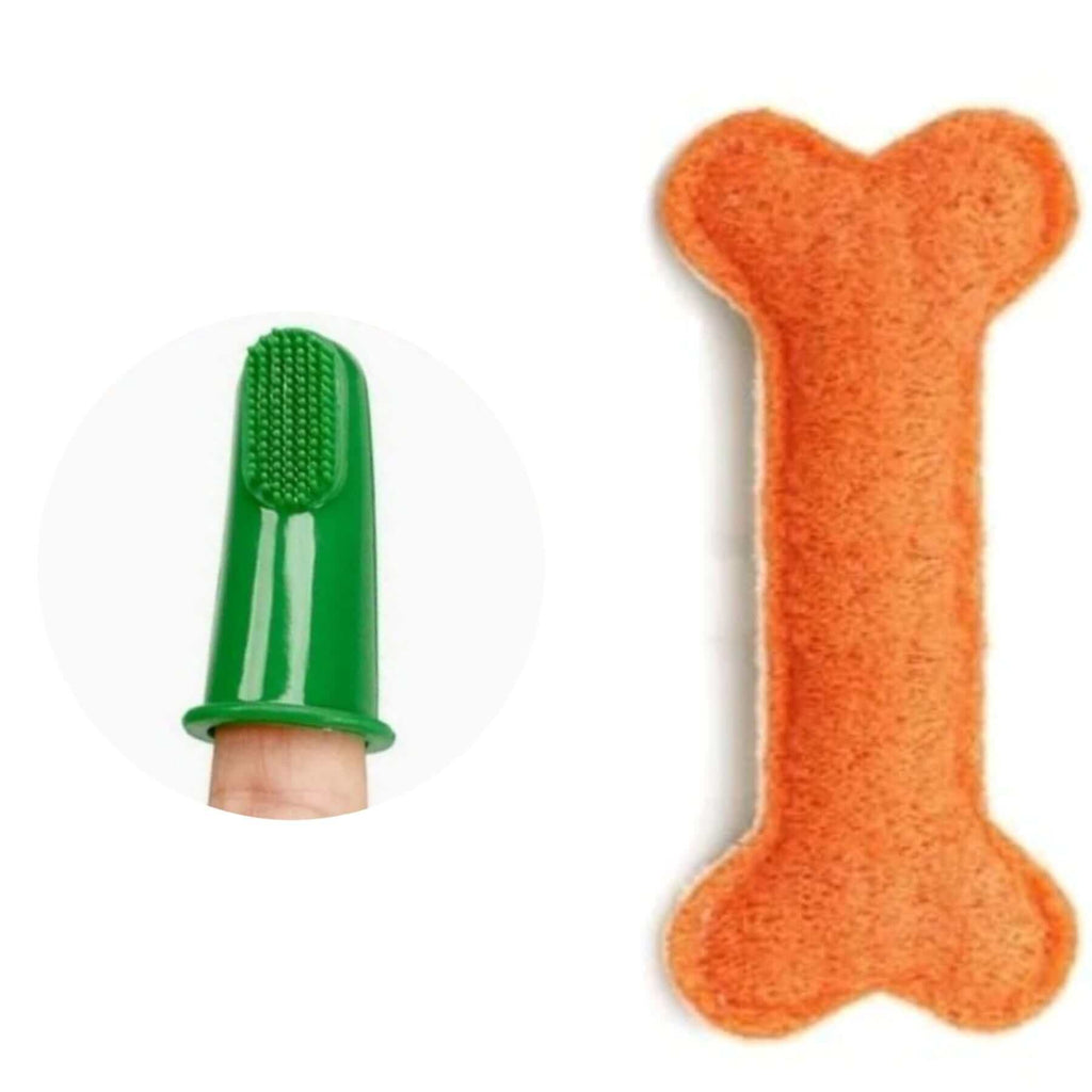 Finger brush & Dental Loofah chew