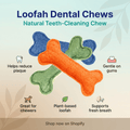 Dental Bone Toy - Loofah Medium