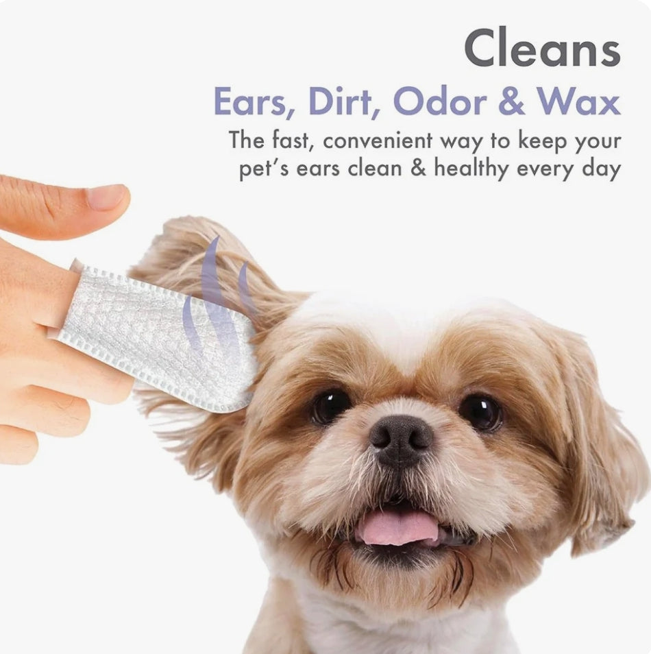Pet ear wipes