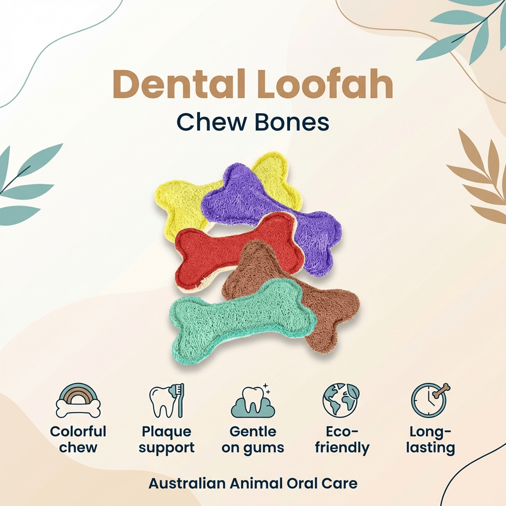 Dental Bone Toy - Loofah Small