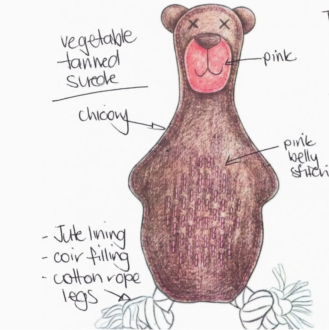 Baz the Bear Chew Toy