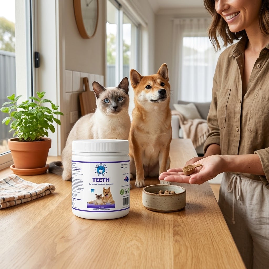 TEETH Oral Probiotic Dental Powder for Dogs & Cats