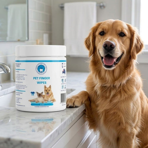 AAOC Fingertip Tooth Wipes for Dogs & Cats | 50 Pack