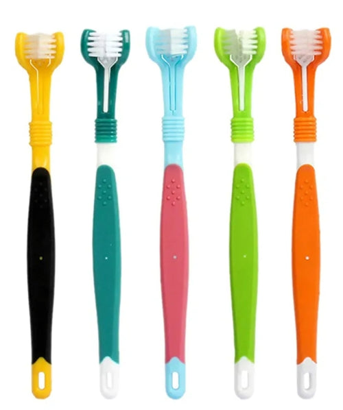 3 Sided Pet Toothbrush